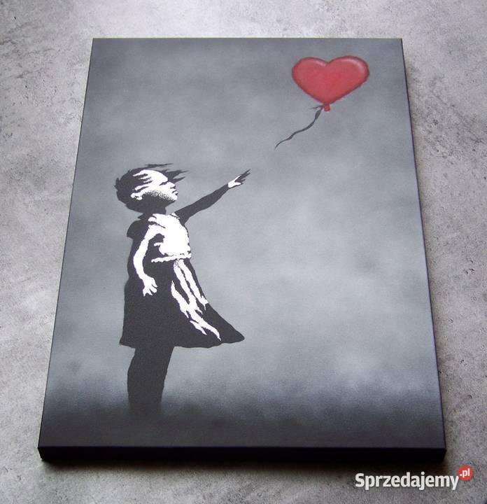 BANKSY Obraz ręcznie grawerowany na blasze świętokrzyskie sprzedam