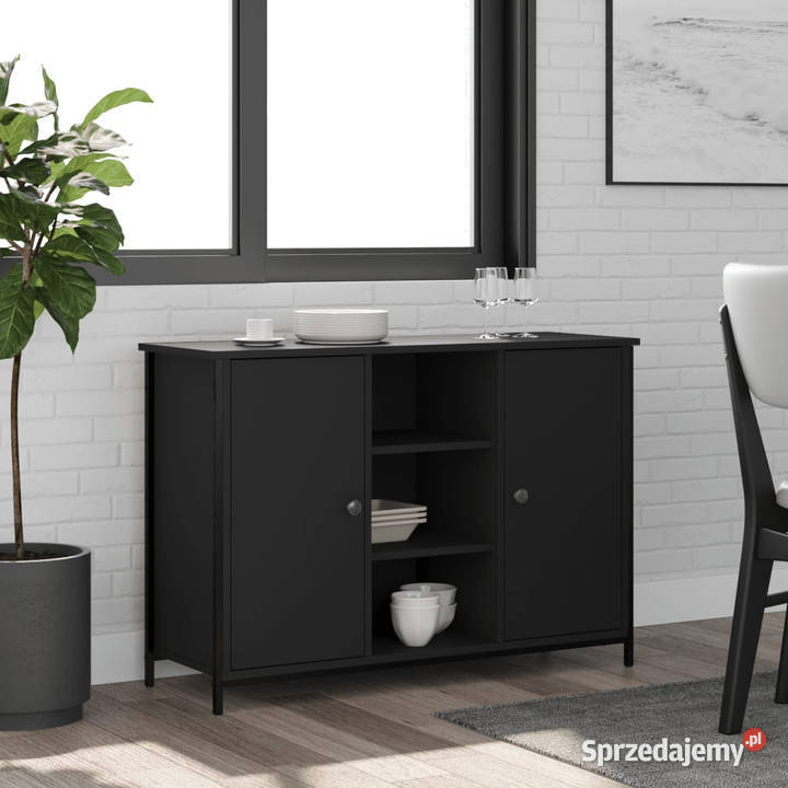Szafka czarna 100x35x70 materiał drewnopochodny mazowieckie