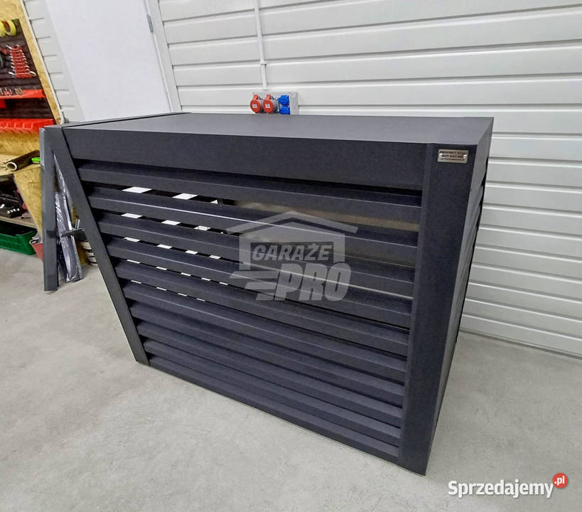 Osłona Pompy Ciepła 120x70x140 Antracyt Zabudowa Niepołomice