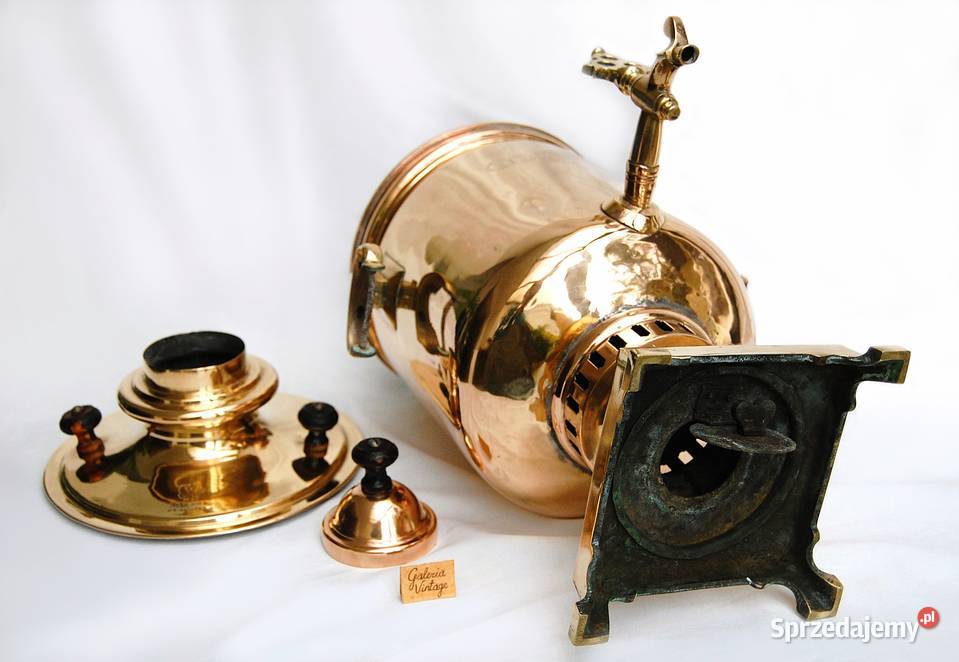 Samowar mosiężny carski Carska Rosja Moskwa Lublin sprzedam
