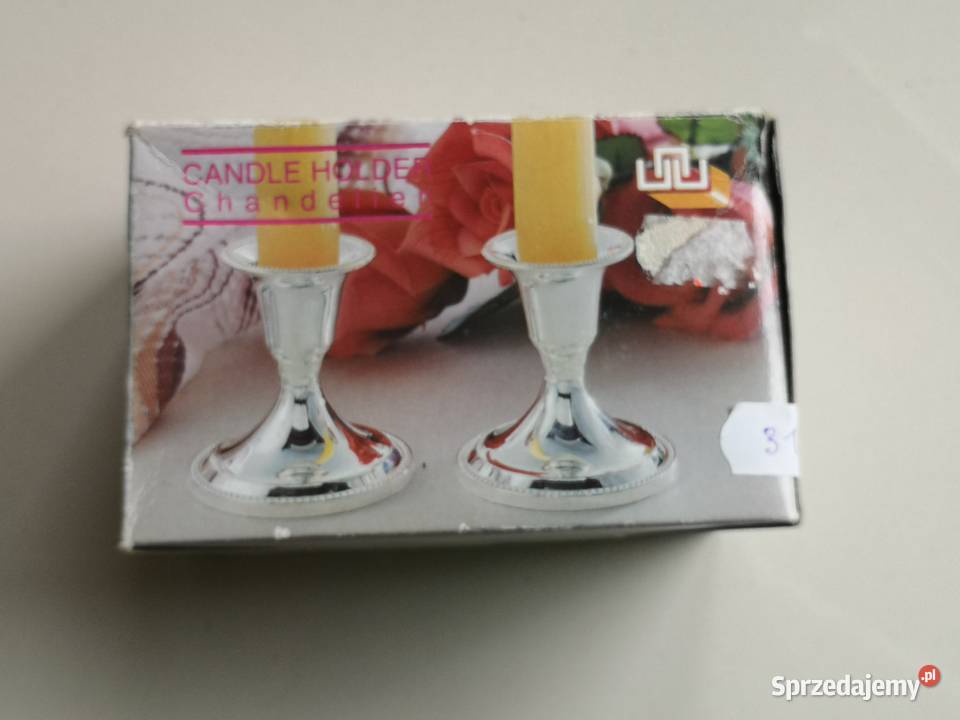 Dwa świeczniki platery vintage Pozostałe Toruń