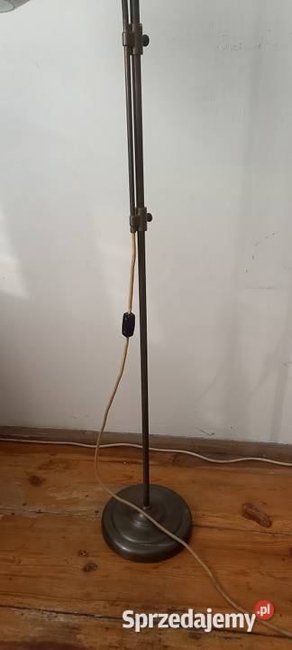 Wysoka mosiężna lampa podłogowa z ruchomym Skierniewice