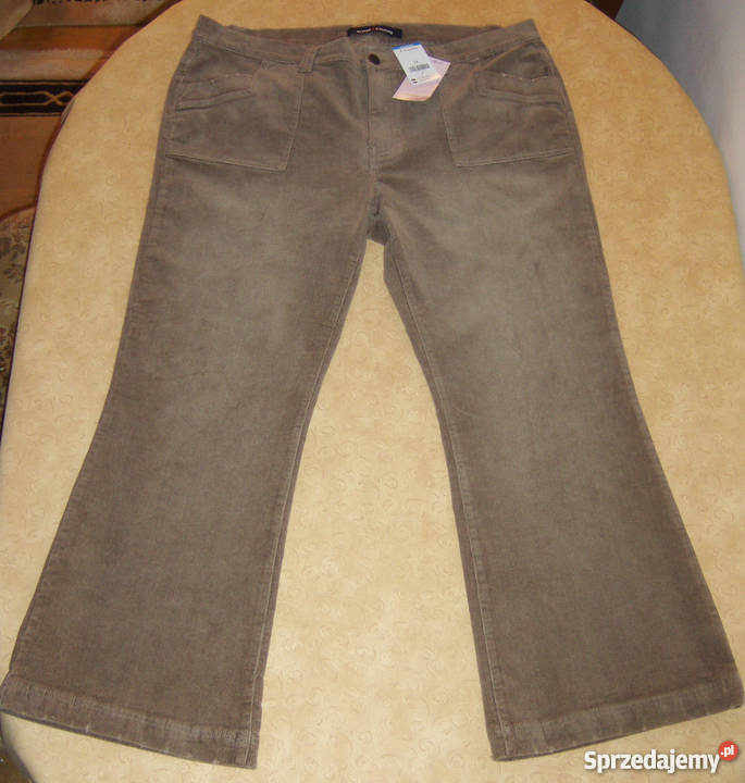 Spodnie sztruksowe Evans NOWE 52 Bez wzoru łódzkie Łódź