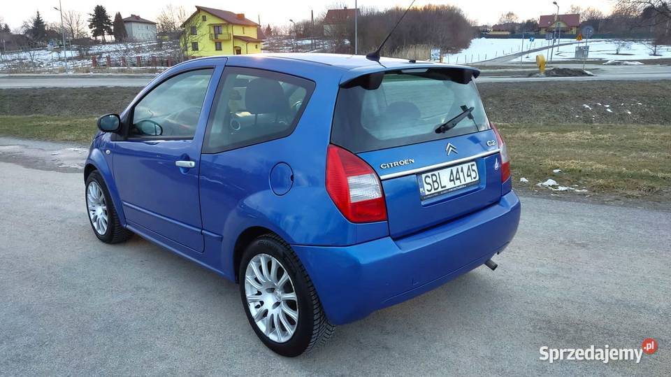 Citroen C2 2006 11 Benzyna Alufelgi Klimatyzacja 60KM C2 Jasło