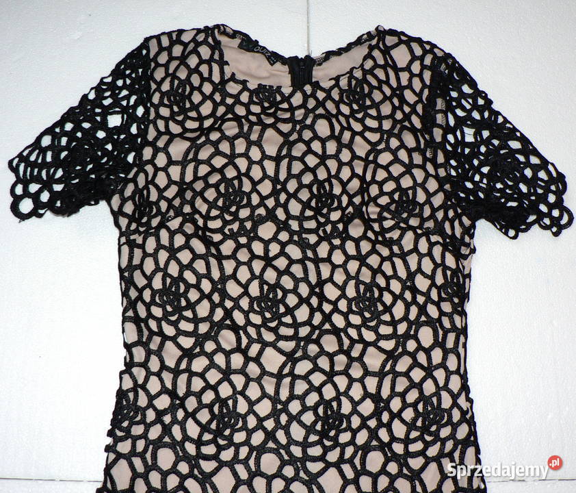 QUIZ cudna koktajlowa sukienka sexi siatka36 Łódź