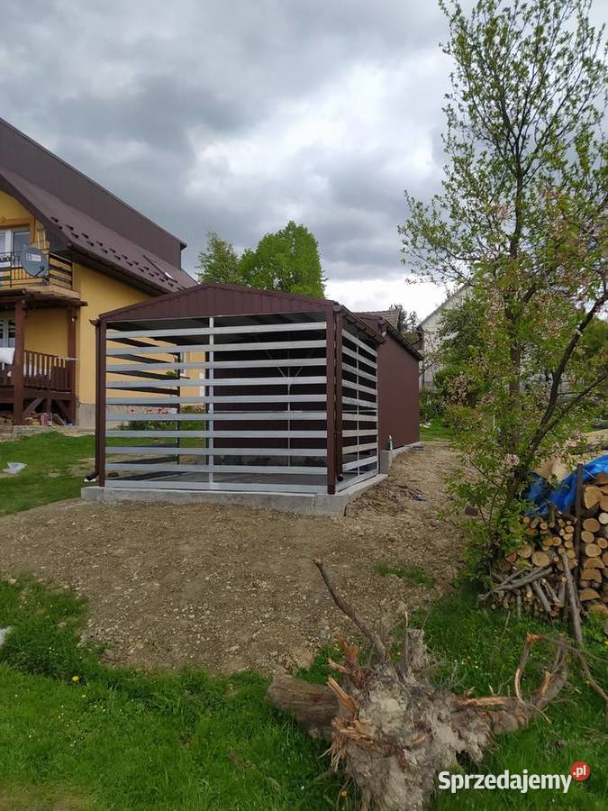 Garaż dwuspadowy 660x530 Stadniki