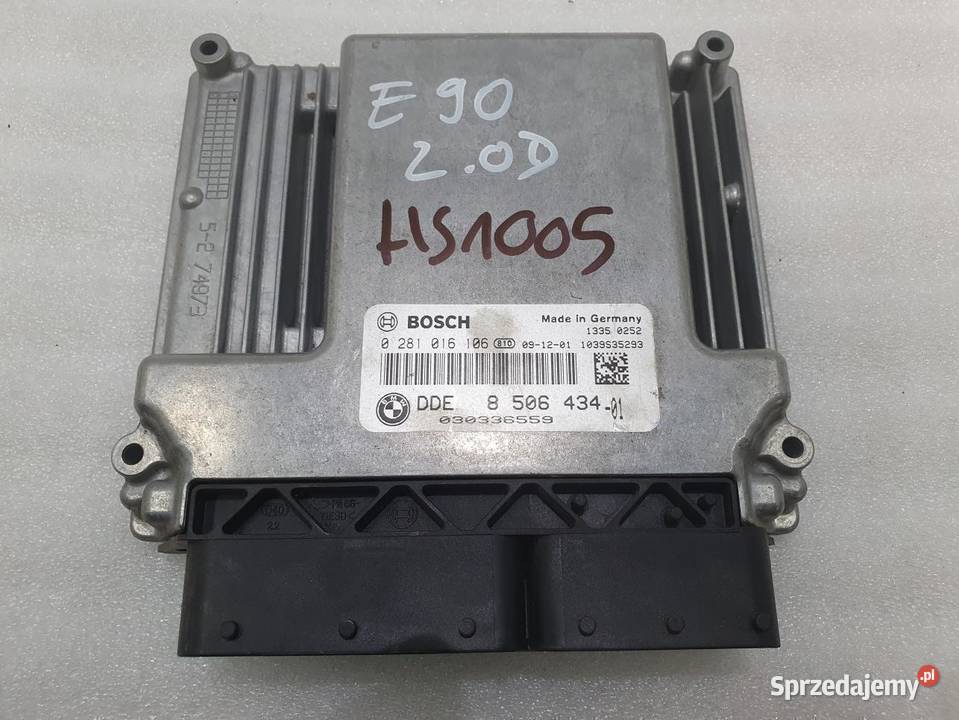 KOMPUTER SILNIKA BMW E81 E87 20D 8506434 wielkopolskie