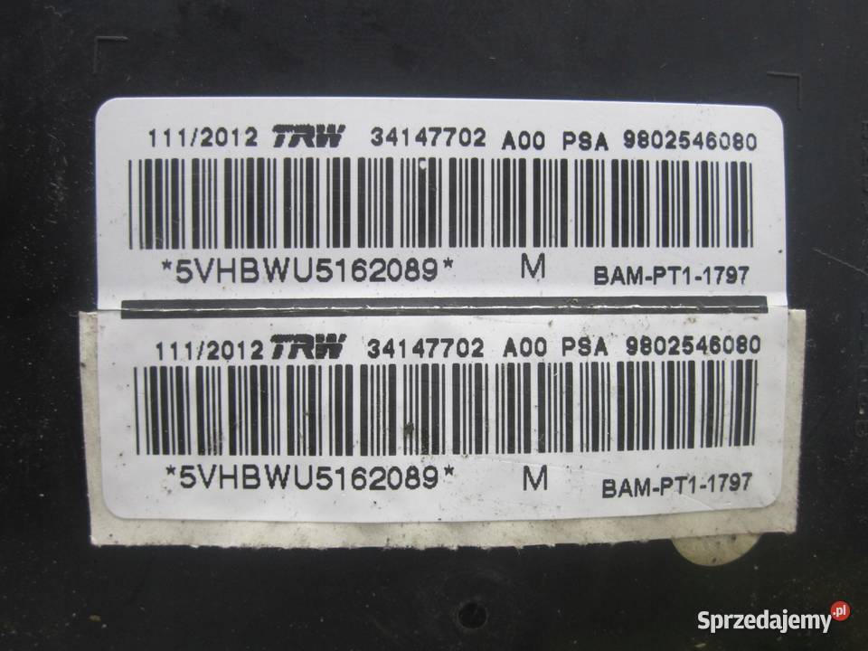 CITROEN C3 II 12r AIRBAG poduszka fotela lewa sprzedam