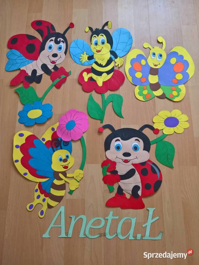 Dekoracje wiosenno letnie z brystolu 504 102 444 Garwolin