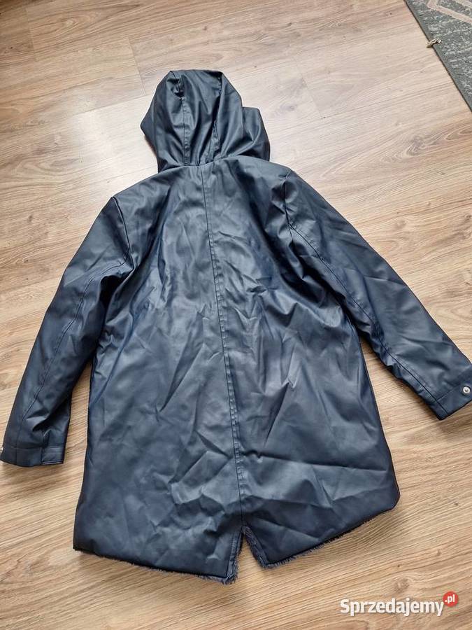 Zara Kids gumowa parka futerko zimowe ciepłe 10 Kraków
