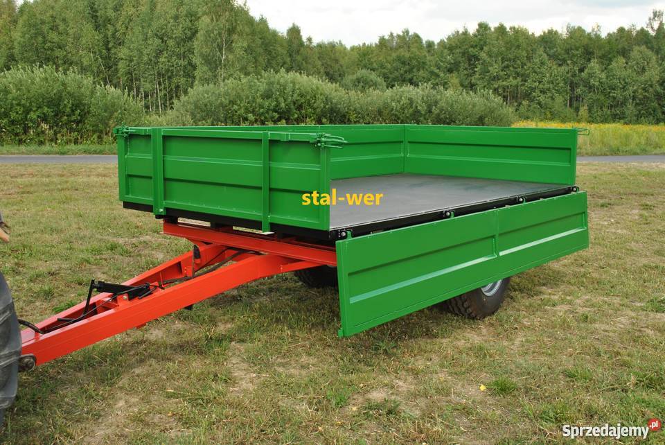Przyczepa wywrotka jednoosiowa 3500 nieuszkodzony