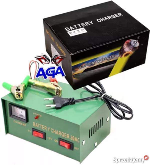 Prostownik Samochodowy 612V 20A Ładowarka Do Akcesoria