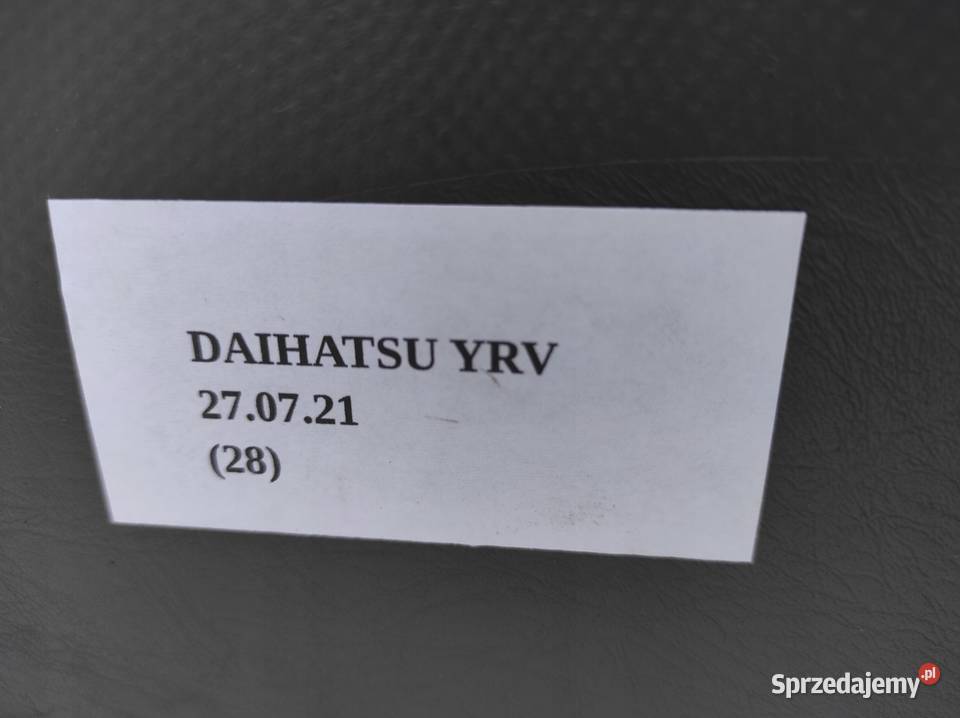 DESKA ROZDZIELCZA KONSOLA DAIHATSU YRV 13 Nowy Tomyśl