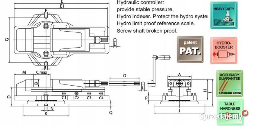 IMADŁO MASZYNOWE HYDRAULICZNE 6516150 VH61 Swojczany