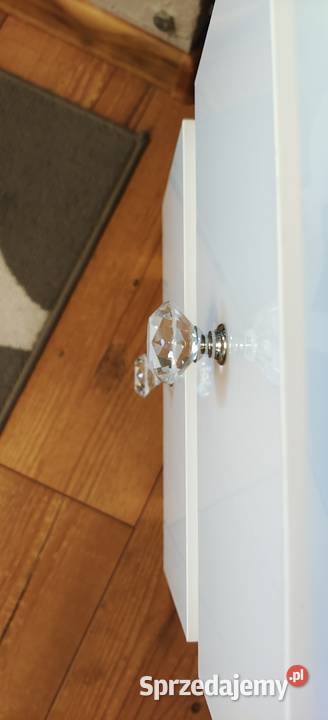 Szafka nocna nakastlik 30x30 białyczarny połysk 30cm Nowy Sącz