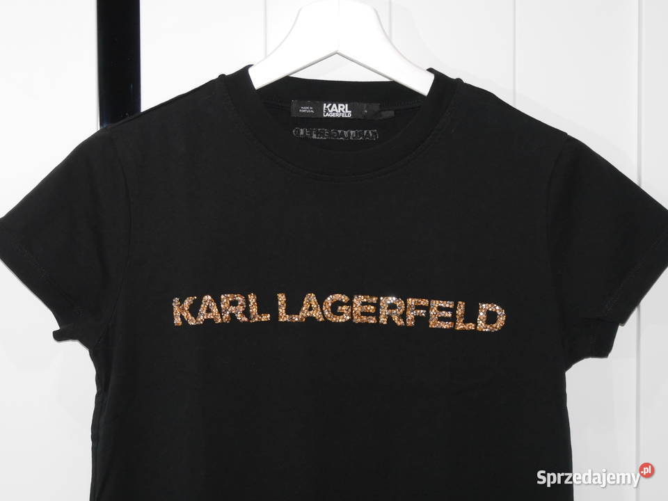 Karl Lagerfeld śliczna bluzka mieniące kamyczki dolnośląskie Wrocław
