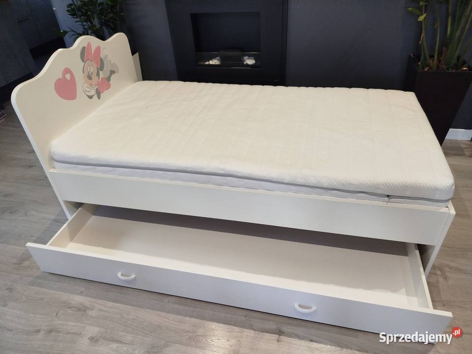 Łóżko Minnie Meblik materac Senpo skrzynia na Łóżka Kobierzyce