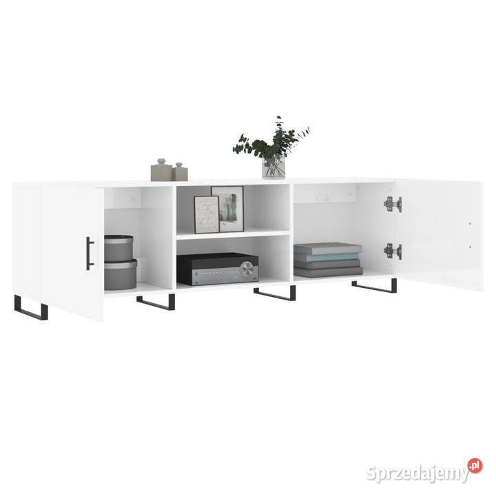 Szafka pod TV wysoki połysk biała 150x30x50 Warszawa sprzedam