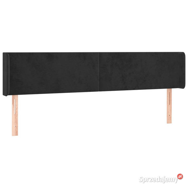 Zagłówek do łóżka z LED czarny 183x16x7888 Warszawa