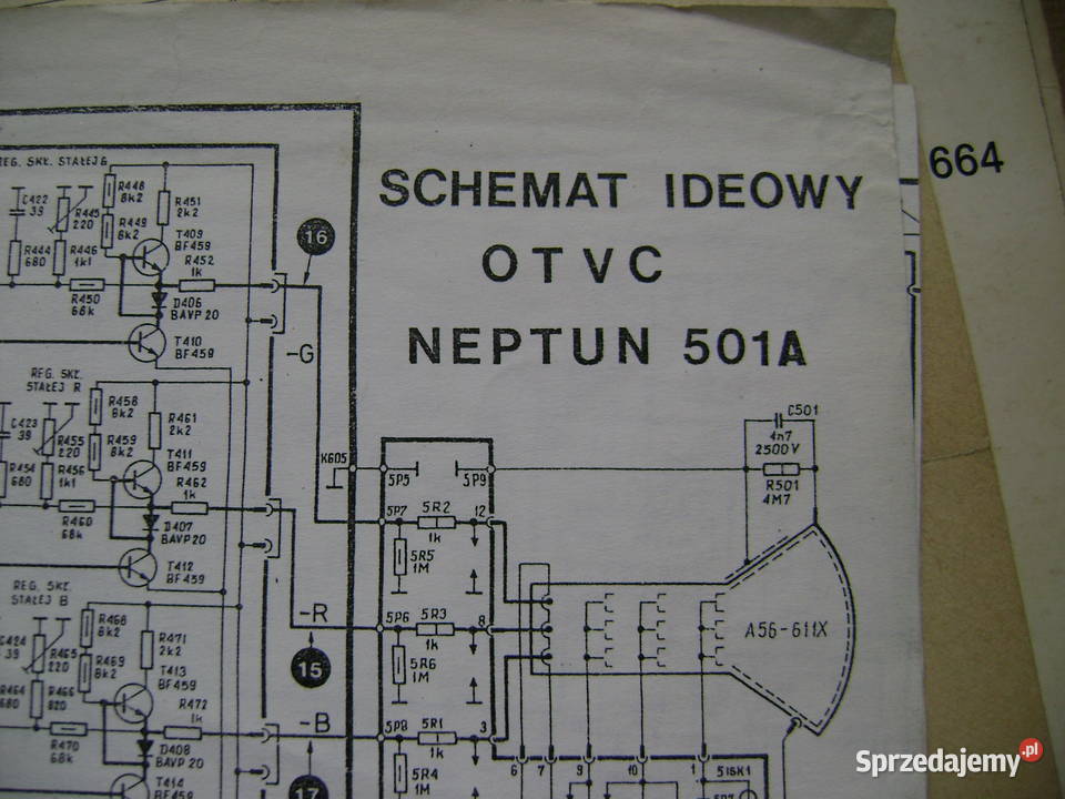 Starocie z PRL Elektronika Zestaw 5 x Schematy