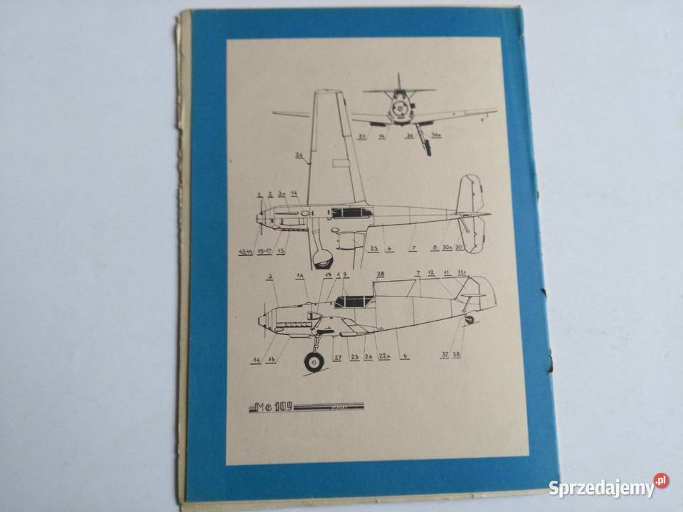 Mały Modelarz 71990 samolot myśliwski Me 109 E Dąbrowa Górnicza sprzedam