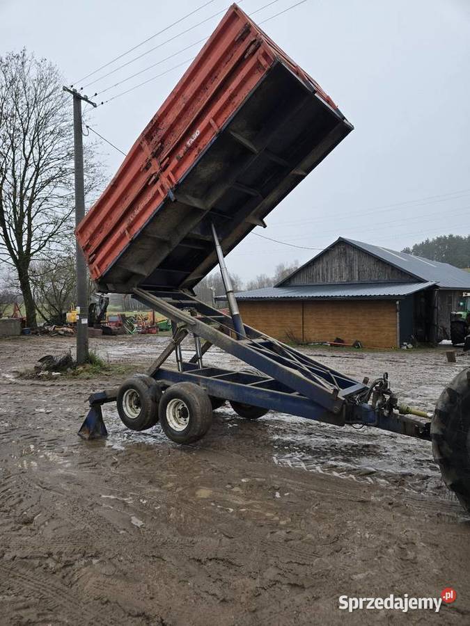 Taso T8 Przyczepa wywrotka 8000 nieuszkodzony podlaskie Szołtany