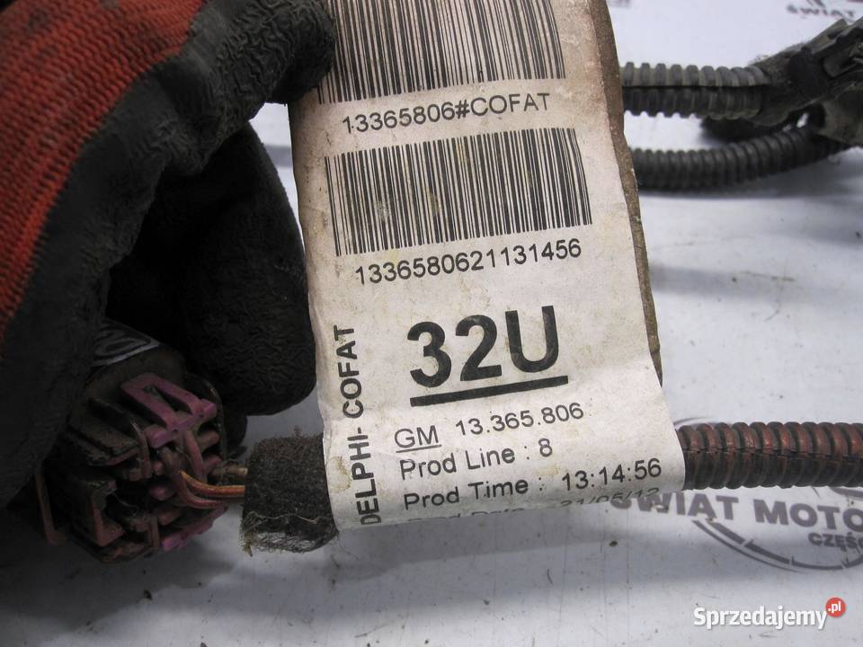OPEL MERIVA B 12r wiązka czujników PDC przód