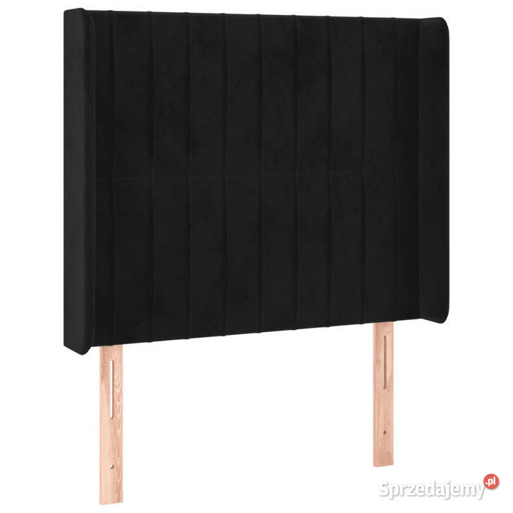 Zagłówek do łóżka z LED czarny 103x16x118128 mazowieckie Warszawa