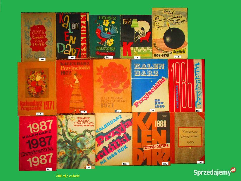 Kartka z kalendarza kartki kartka kalendarz Łódź sprzedam