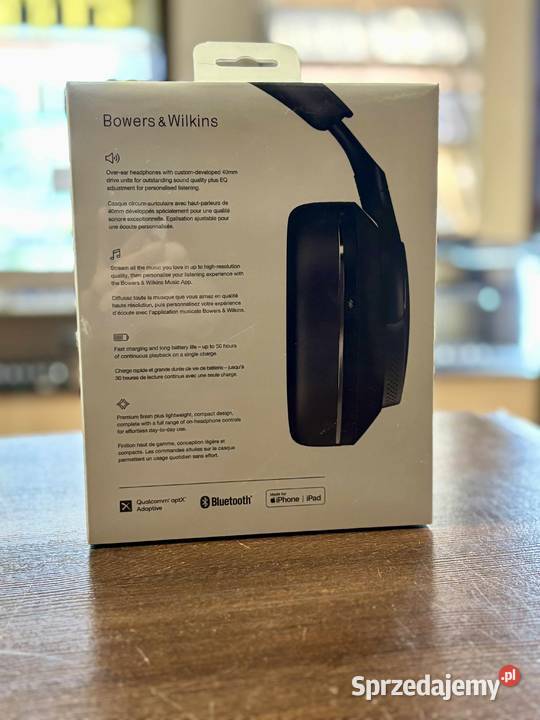 Słuchawki bezprzewodowe nauszne Bowers Wilkins