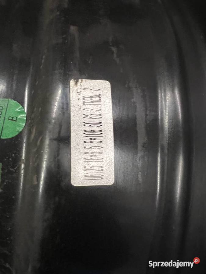 Felgi stalowe FORD mondeo focus cmax 16 5x108 Motoryzacja zachodniopomorskie Drawsko Pomorskie