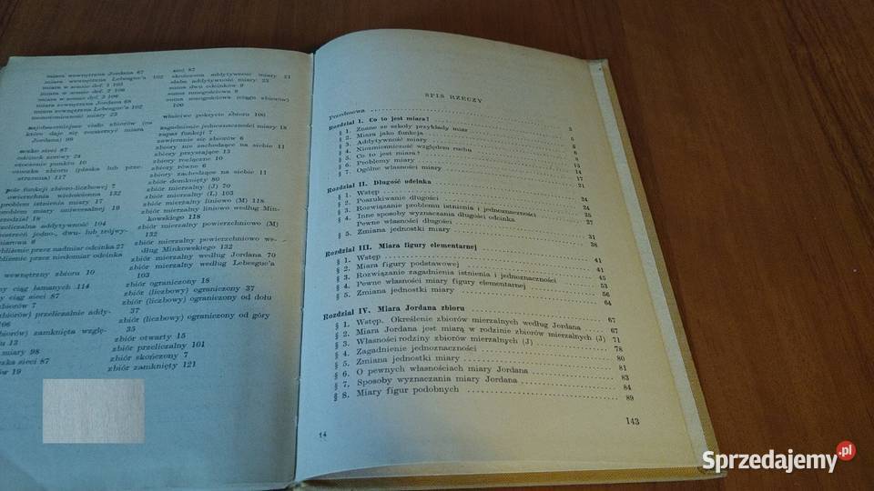 O mierzeniu w matematyce Zenon Moszner pomorskie Gdańsk sprzedam