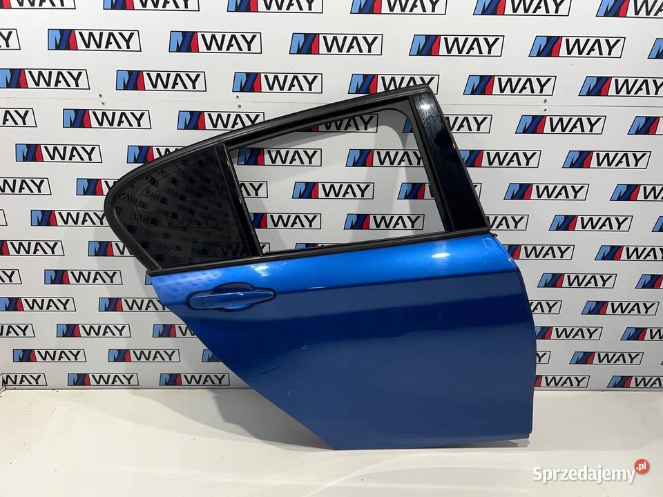 BMW F20 DRZWI PRAWY TYŁ TYLNE B45 ESTORIL BLAU Drzwi