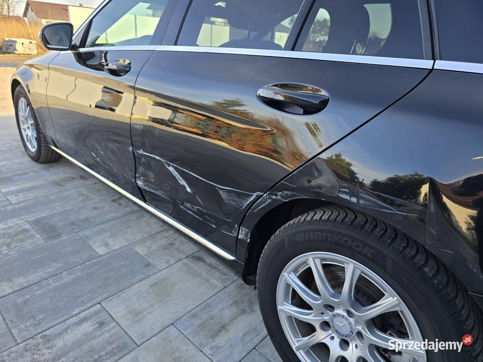 Mercedes C180d Avantgarde Led 2015r asystent pasa ruchu Teresin