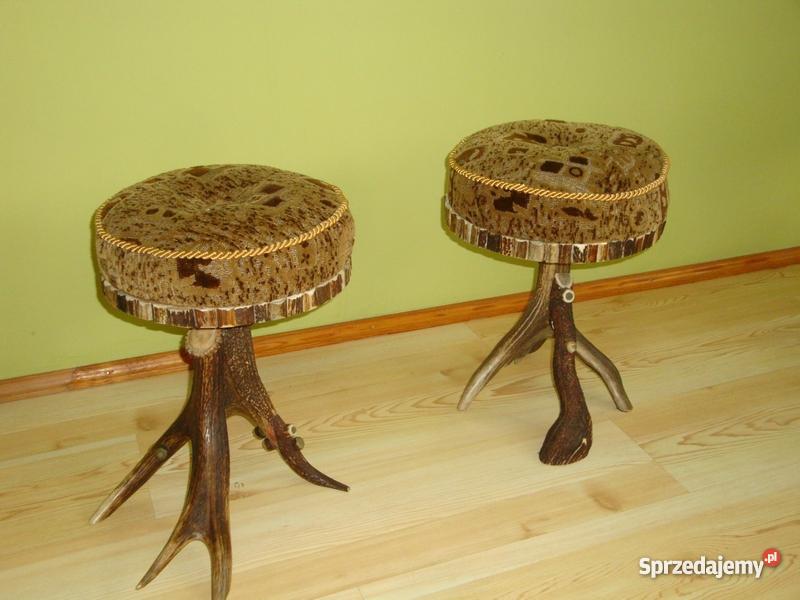 Meble z poroża myśliwskie