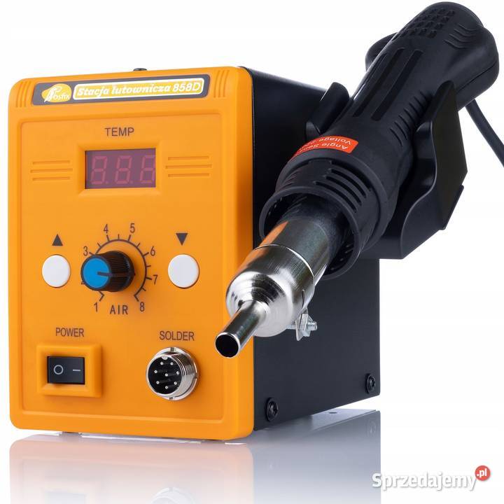Stacja Lutownicza HotAir Rosfix 858D 700W 3 Ludźmierz