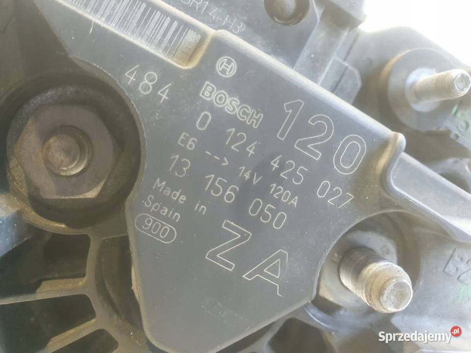 Opel Astra G 18 16V ALTERNATOR bosch 0124425027 Układ elektryczny silnika