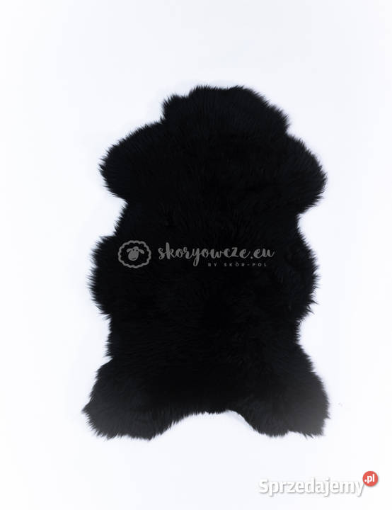 Naturalna Skóra owcza farbowana czarna Rozmiar M Szaflary