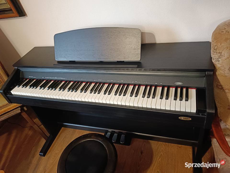 Pianino cyfrowe Classic DP210 z krzesełkiem Instrumenty klawiszowe i MIDI Lipno sprzedam