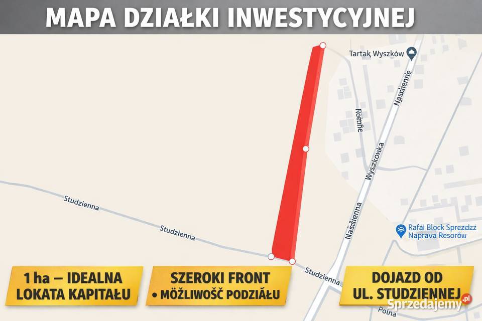 sprzedam dzialke mazowieckie sprzedam