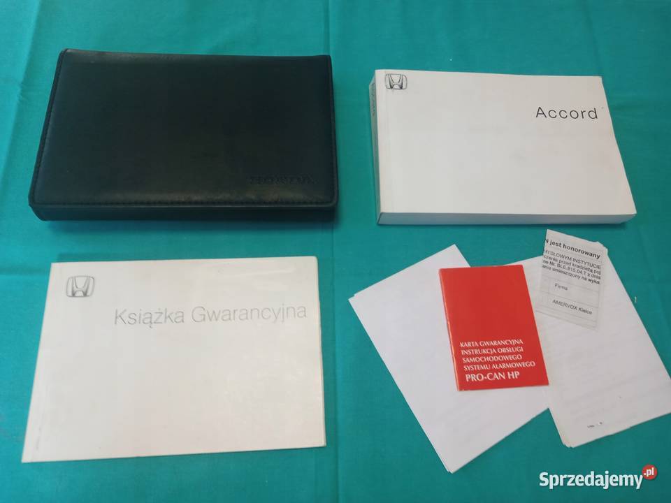 HONDA ACCORD 7 Instrukcja Obsługi książka Etui łódzkie Łódź