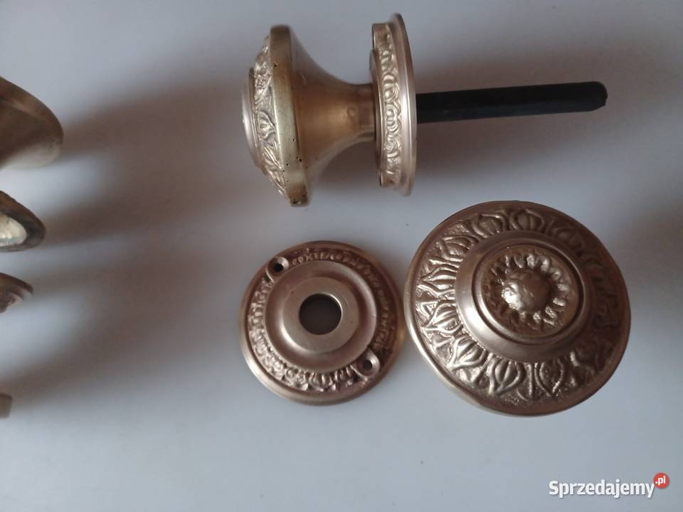 Klamki gałki mosiężne obrotowe Poznań
