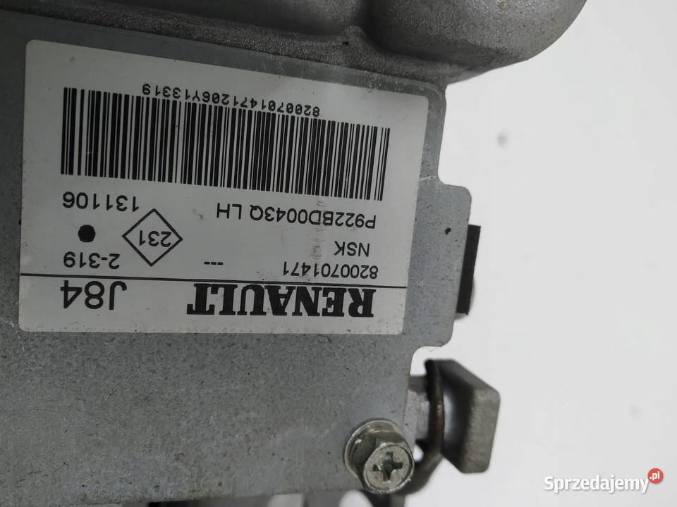 KOLUMNA WSPOMAGANIE ELEKTRYCZNE 8200701471