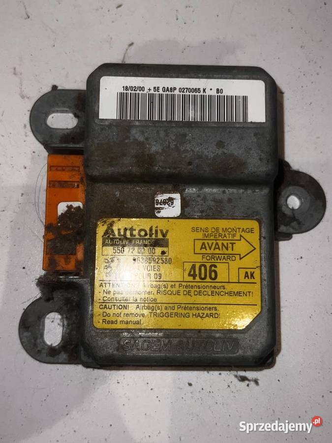 sensor airbag peugeot 406 osobowe Ostrów Wielkopolski