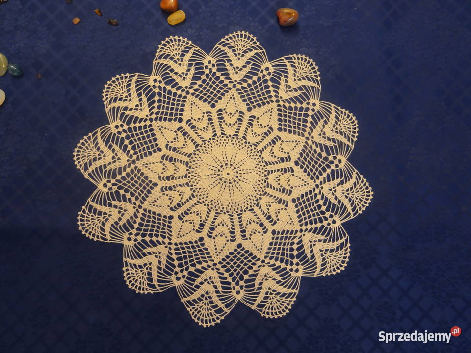 Serwetki na szydełku rękodzieło ręcznie robione lubelskie Lublin