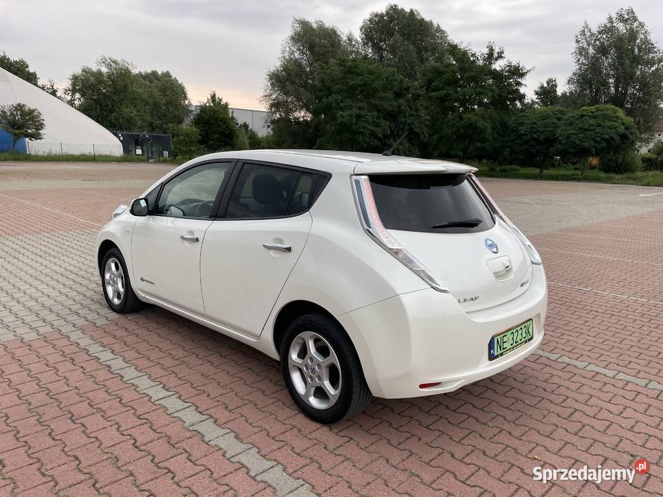 Nissan Leaf 24kWh Biała perła lift 109KM Elbląg