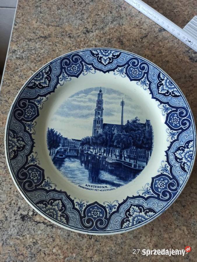 Talerze fajansowe Porcelana i szkło mazowieckie Warszawa