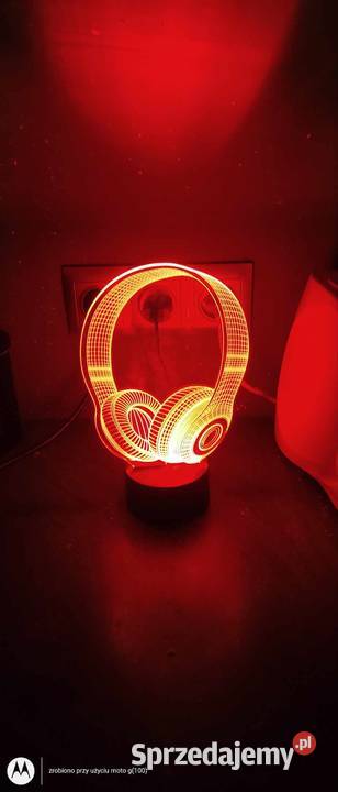 Lampka nocna led 3d 7 kolorów Książ Wielkopolski sprzedam