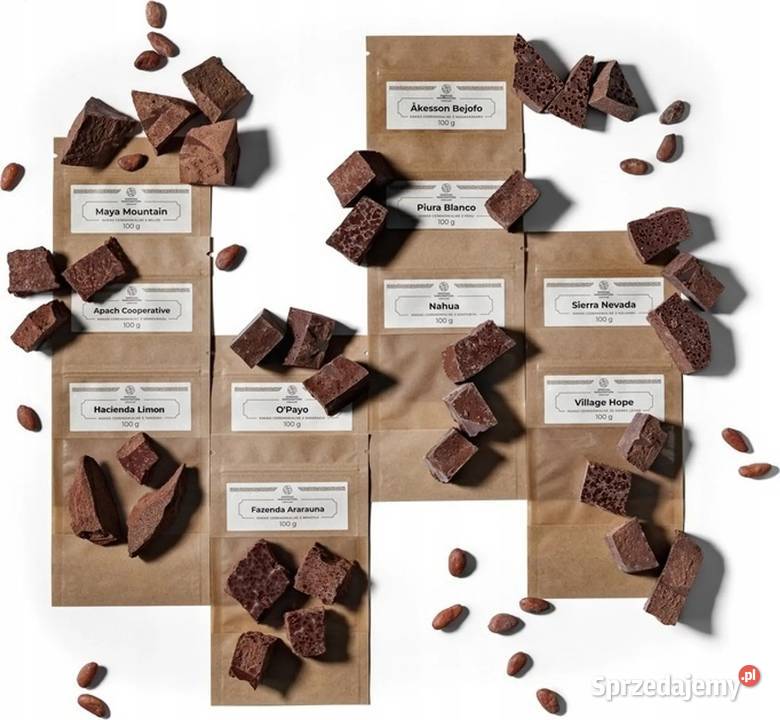 Kakao zestaw próbek z całego świata 10 x 100 g Świdnica