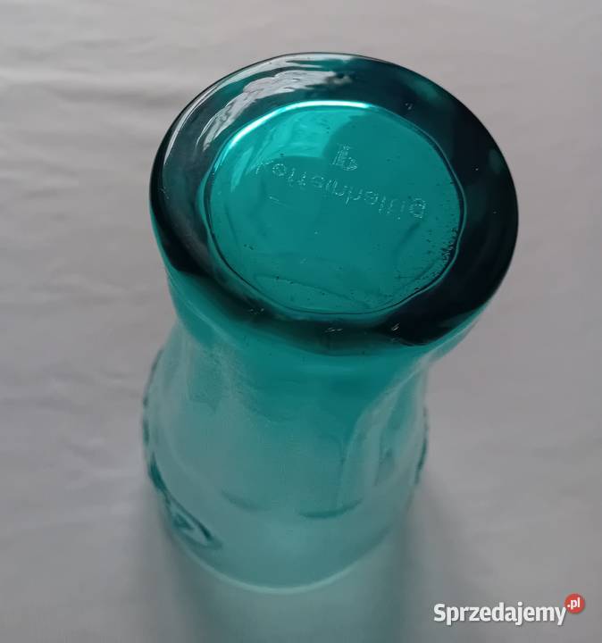 Kolekcjonerska turkusowa szklanka Coca Cola